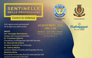 Brindisi, il Soroptimist lancia il seminario “Sentinelle nelle Professioni contro la Violenza”