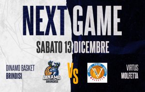 Il PalaZumbo è pronto a riabbracciare la Dinamo, sabato la sfida contro Molfetta