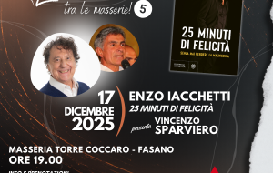 A Fasano torna “LibriAmo… tra le masserie!”: Enzo Iacchetti apre la quinta edizione