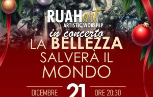 La bellezza salverà il mondo: sabato 21 Dicembre il concerto di RUAHart al Duomo di Brindisi