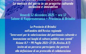 Mediaporto verso la fase 2: domani talk pubblico in Provincia per costruire insieme il futuro del centro culturale