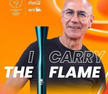 Da Cellino Alberico De Lorenzo tedoforo di Milano-Cortina 2026