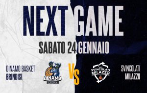 Dinamo in campo sabato alle 18:00: al PalaZumbo arriva Milazzo