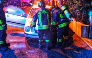 Auto a fuoco a San Vito: intervengono i Vigili del Fuoco