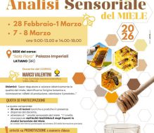 Latiano, corso di Analisi Sensoriale del Miele: quattro giorni per diventare esperti degustatori