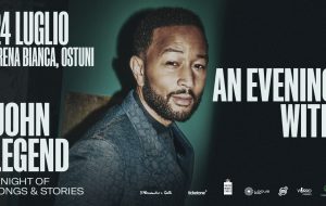 John Legend a Ostuni: il 24 luglio 2026 una notte destinata a entrare nella storia della musica in città