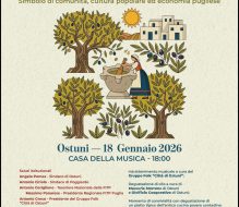 Ostuni, l’ulivo come anima e futuro: musica, cultura e identità nella prima tappa verso la Capitale del Folklore Pugliese 2025