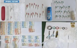 Spacciava fumo e coca dai domiciliari: arrestato pregiudicato brindisino