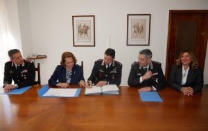 Firmato il Protocollo d’Intesa tra Arma dei Carabinieri e associazione CO.TU.LE.VI per il contrasto alla violenza di genere