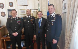 Il Prefetto Aprea incontra il Vicebrigadiere Giuseppe Conte
