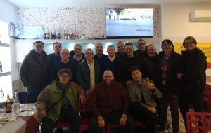 Rimpatriata d’autore per l’Invicta Brindisi: le vecchie glorie riabbracciano il Presidente Sergio Pizzi