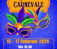 Carnevalino 2026 al Teatro Shalom di Mesagne