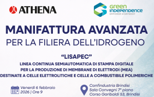 Brindisi, nasce la linea “LISAPEC” per la manifattura avanzata dell’idrogeno
