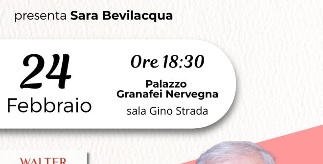 EVENTO RINVIATO PER MOTIVI DI SALUTE: Walter Veltroni presenta a Brindisi il libro “Iris, la libertà”