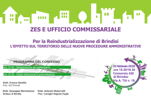 Reindustrializzazione di Brindisi: al Consorzio ASI il confronto su ZES e procedure commissariali