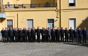 Il Generale Benincasa saluta il Comando Provinciale di Brindisi ed il Prefetto Aprea