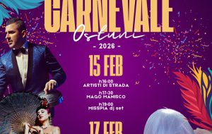 Carnevale di Ostuni 2026: due giornate di festa per i bambini tra colori, musica e magia