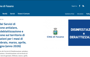 Online il nuovo sito istituzionale del Comune di Fasano