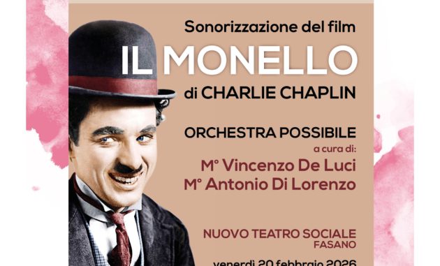 “Il Monello”, De Luci e Di Lorenzo omaggiano Charlie Chaplin al Teatro Sociale