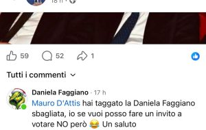 Il tag sbagliato dell’onorevole e la risposta perfetta della figlia dell’ex: siparietto social sul referendum