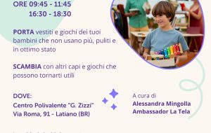 A Latiano lo Swap Party che educa alla sostenibilità