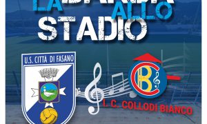 Musica e sport si incontrano: al via il progetto “Banda allo stadio” con l’US Città di Fasano e la scuola l’I.C. “Collodi-Bianco”