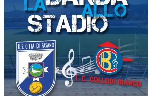 Musica e sport si incontrano: al via il progetto “Banda allo stadio” con l’US Città di Fasano e la scuola l’I.C. “Collodi-Bianco”