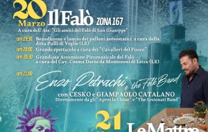 Ritorna ad Erchie l’annuale appuntamento con il falò e le Mattre di San Giuseppe