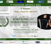 A.Gi.Mus. Francavilla Fontana ospita l’Amoroso Duo del Conservatorio di Musica di Stato “Santa Cecilia” di Roma