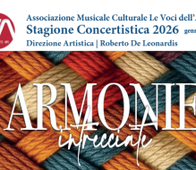 Al via a Brindisi la Stagione Concertistica “Armonie Intrecciate” 2026