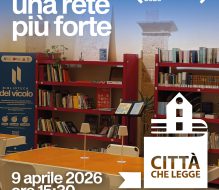“Verso Il Maggio dei Libri 2026”: la Biblioteca del Vicolo promuove un tavolo di confronto per la rete culturale cittadina