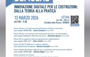 A Brindisi il DEMOLAB del CETMA: tecnologie digitali e realtà aumentata al servizio dell’edilizia