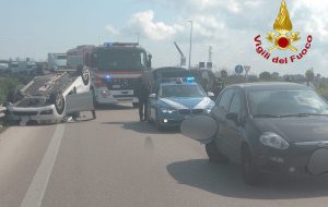 Incidente sulla 379 nei pressi di Apani: tre feriti, traffico in tilt