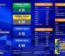 Biglietti in vendita per il big match Valtur Brindisi-Fortitudo Bologna del 12 aprile