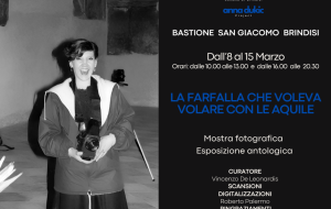 La farfalla che voleva volare con le aquile: a Brindisi la mostra fotografica e l’esposizione antologica dedicata a Anna Dukic