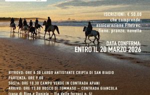 Tutto pronto per “Brindisi a cavallo”, la prima tappa equestre prevista per la domenica delle Palme