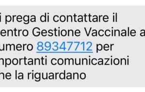 Allarme truffa: attenzione agli sms fraudolenti riguardanti comunicazioni vaccinali