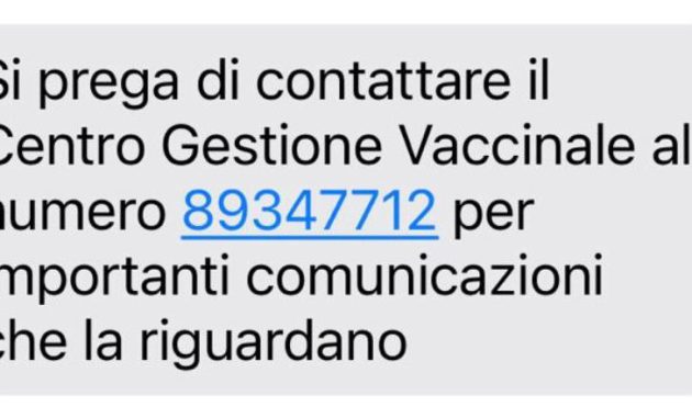 Allarme truffa: attenzione agli sms fraudolenti riguardanti comunicazioni vaccinali