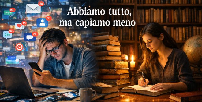 Il paradosso della conoscenza: abbiamo tutto, ma capiamo meno