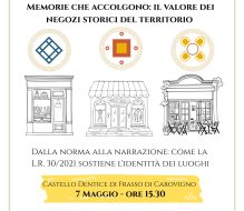 Confesercenti: a Carovigno il convegno “Memorie che accolgono: il valore dei Negozi Storici del Territorio”