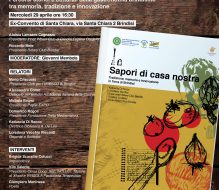 La cucina come patrimonio: mercoledì 29 aprile interessante convegno a Brindisi