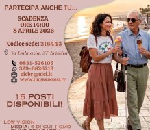 Servizio Civile Universale: pochi giorni per presentare la candidatura presso Unione Italiana dei Ciechi e degli Ipovedenti sezione di Brindisi