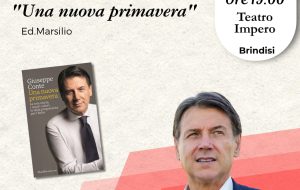 Giovedì 30 Aprile Giuseppe Conte presenta a Brindisi il suo libro “Una nuova primavera”