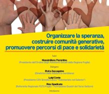 Torchiarolo, il 13 aprile convegno su volontariato e comunità generative