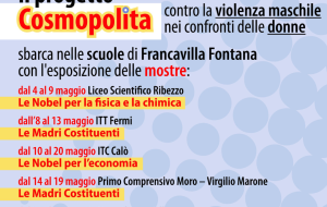 Cosmopolita sbarca nelle scuole: sei mostre itineranti contro la violenza di genere negli istituti di Francavilla Fontana