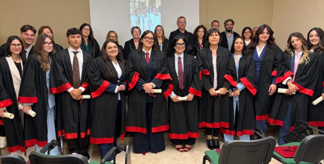 Asl Brindisi in festa per le nuove lauree in Fisioterapia e Infermieristica al Polo Universitario Vittorio Valerio