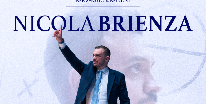 Nicola Brienza è il nuovo coach della Valtur Brindisi