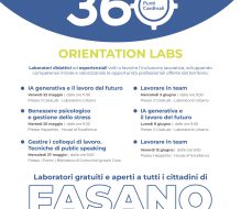 Progetto Orizzonte 360°: nuovi laboratori gratuiti per la cittadinanza