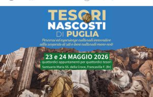 Un fine settimana tra “Cortili Aperti” e “Tesori Nascosti di Puglia”: Francavilla Fontana apre le porte di palazzi storici, cortili inediti e santuari.