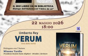 “Verum. L’era della verità”, al Mediaporto di Brindisi la presentazione del libro di Umberto Rey